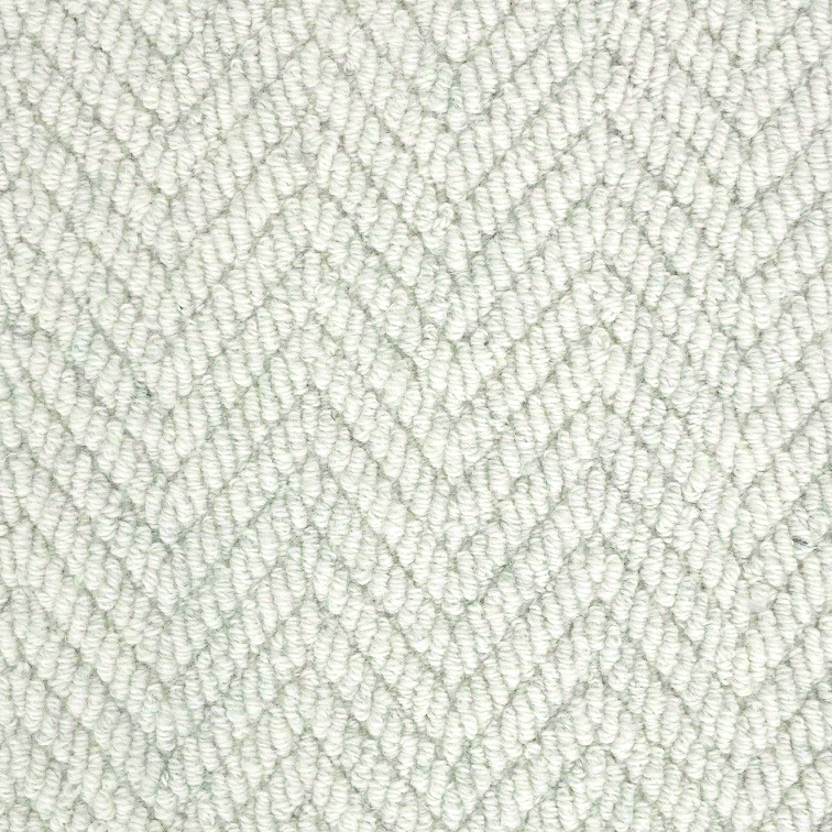 Herringbone carpet in white-beige