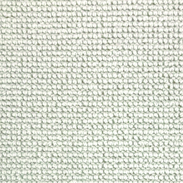 Loop pile tufted carpet in white-beige